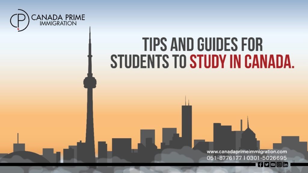 Tips and guides for students to study in Canada